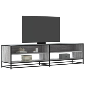 Mueble de TV madera de ingeniería gris Sonoma 180.5x40x46 cm D