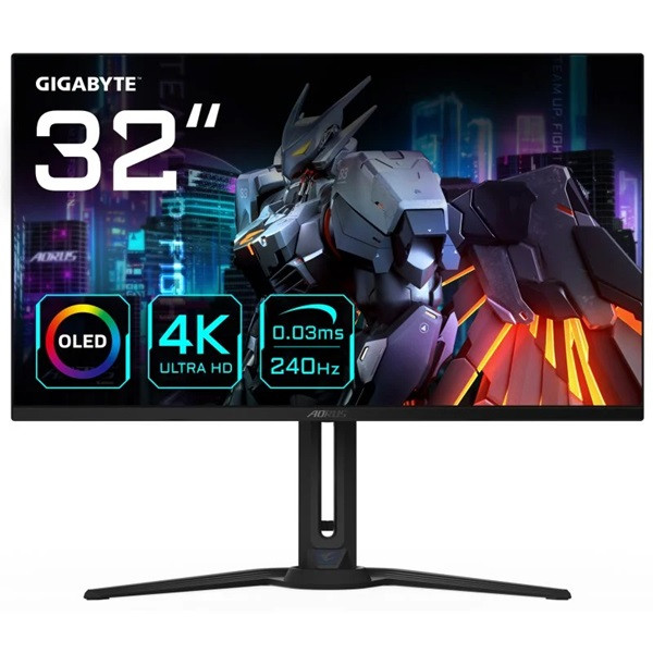 Monitor gaming gigabyte aorus fo32u2 31.5pulgadas 4k uhd 240hz D