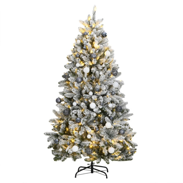 Árvore de Natal artificial com 300 dobradiças LED e bolas de 270 cm D