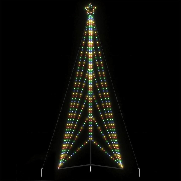 Luzes de árvore de Natal 861 LEDs coloridos 478 cm D