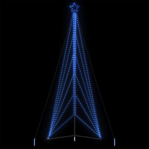 Luces para árbol de Navidad 861 LED azul 478 cm D