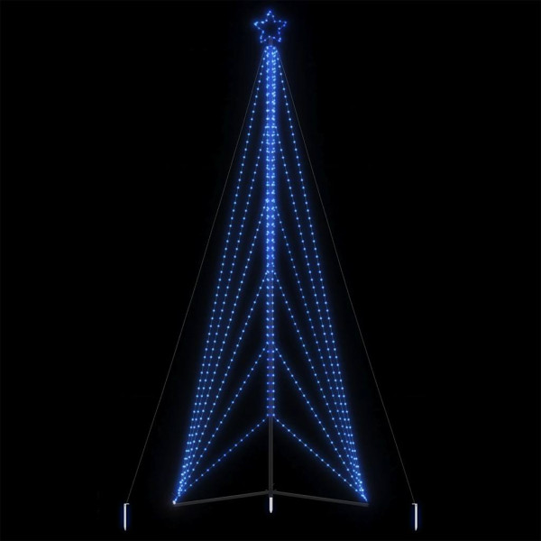 Luces para árbol de Navidad 861 LED azul 478 cm D