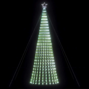 Cone de luz de árvore de Natal 1028 LEDs brancos frios 403 cm D