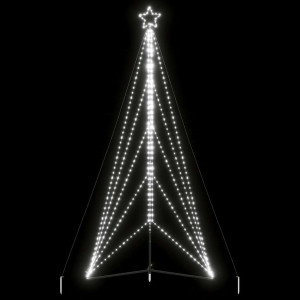 Luzes de árvore de Natal 615 LEDs brancos frios 404.5 cm D