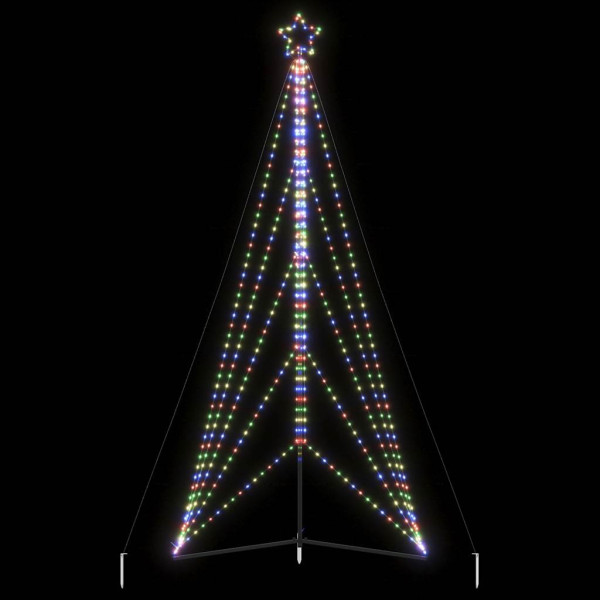 Luzes de árvore de Natal 615 LEDs coloridos 404.5 cm D