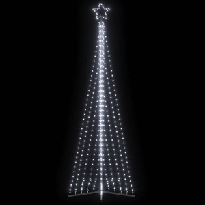 Luces para árbol de Navidad 495 LEDs blanco frío 300.5 cm D