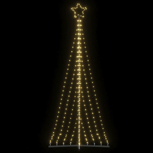 Luces para árbol de Navidad 447 LEDs blanco cálido 249 cm D