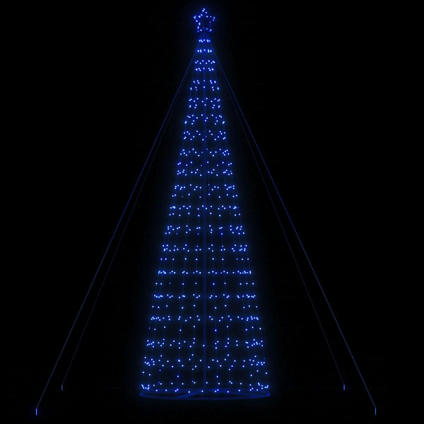 Cone de luz de árvore de Natal 1534 LEDs azuis 503 cm D