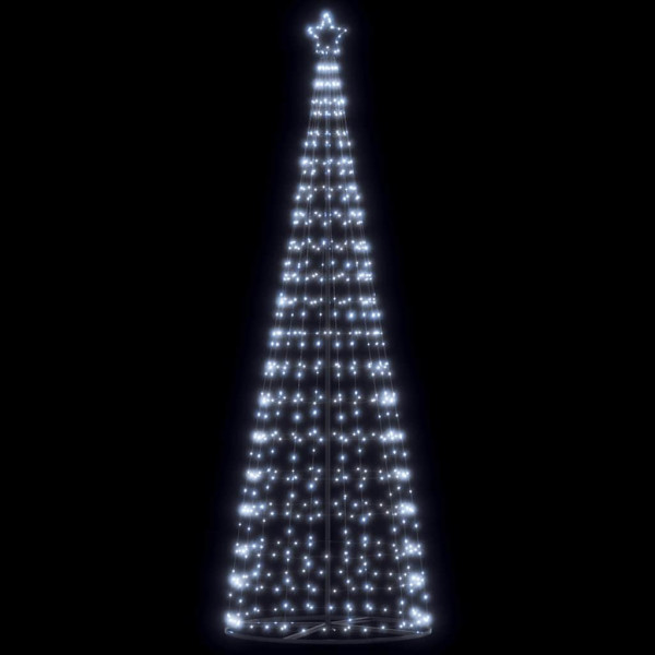 Árbol de Navidad cono de luz 550 LEDs blanco frío 304 cm D