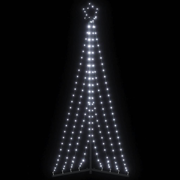 Luces para árbol de Navidad 339 LEDs blanco frío 187 cm D