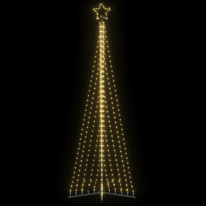 Luzes de árvore de Natal 495 LEDs brancos quentes 300.5 cm D