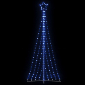 Luzes de árvore de Natal 447 LED azul 249 cm D