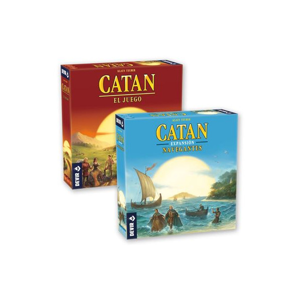 Juegos de mesa CATÁN + EXPANSIÓN CATÁN NAVEGANTES D