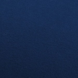 Taburete de terciopelo azul y dorado H