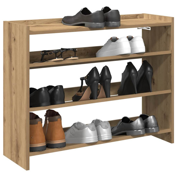 Zapatero artesanal de madera contrachapada 80x25x62 cm D