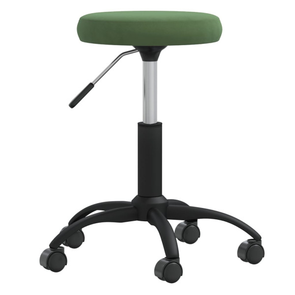 Silla de comedor de terciopelo verde oscuro D