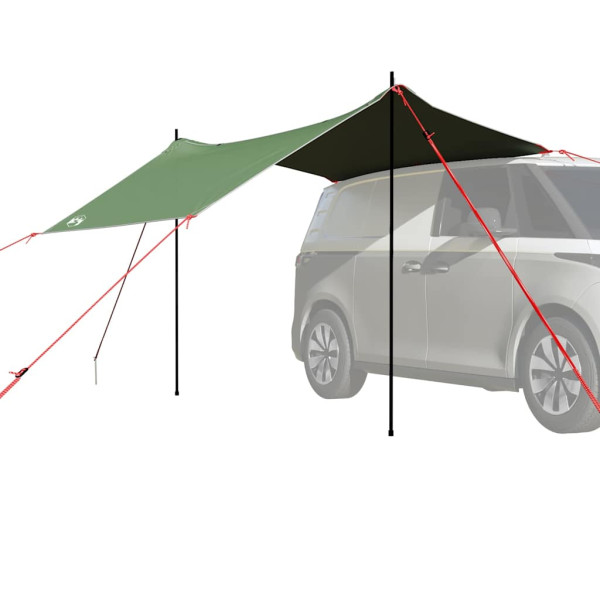 Carpa para coche impermeable verde D