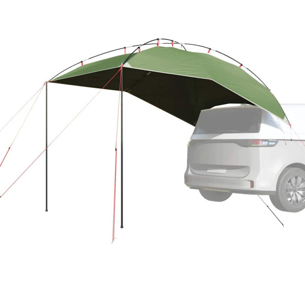 Carpa para coche impermeable verde D