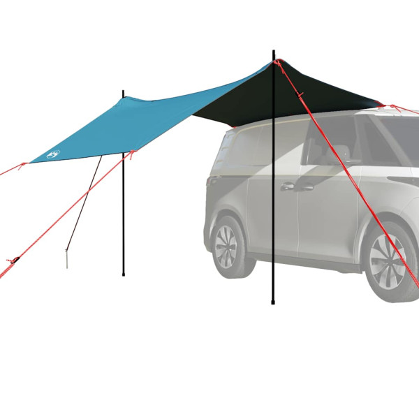 Carpa para coche impermeable azul D