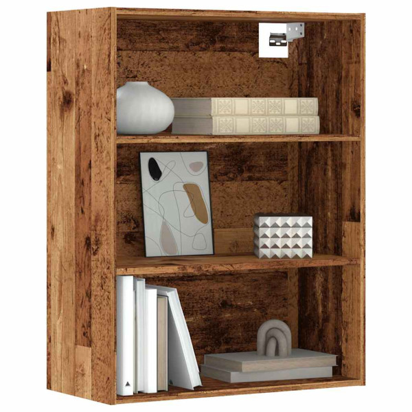 Armario colgante de pared madera vieja 69.5x32.5x90 cm D