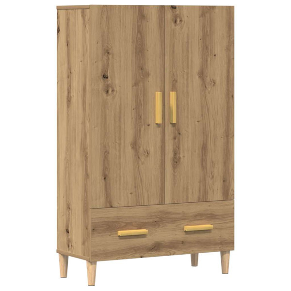 Aparador alto de madera contrachapada artesano roble Aparador alto de madera contrachapada artesano roble D
