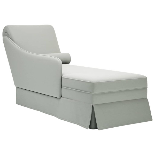 Chaise longue encosto braço direito veludo D