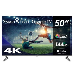 Smart TV SMART TECH 50" QLED UHD 4K 50QG04G negro D