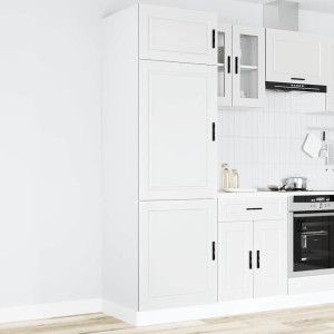 Mueble de cocina Porto de madera contrachapada blanca D