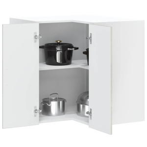 Mueble esquinero cocina Porto madera contrachapada gris cemento D