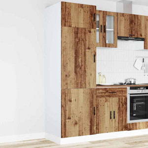 Mueble de cocina Porto de madera contrachapada madera vieja D