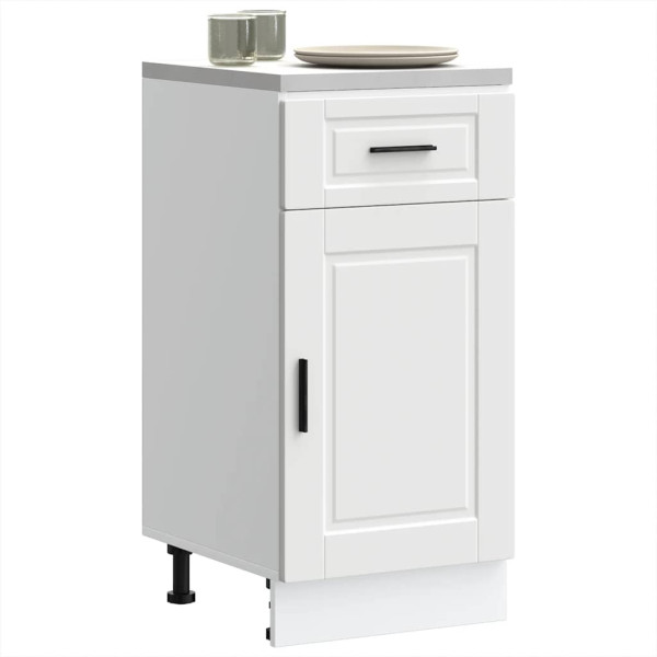 Mueble bajo de cocina Porto madera contrachapada blanca Mueble bajo de cocina Porto madera contrachapada blanca D