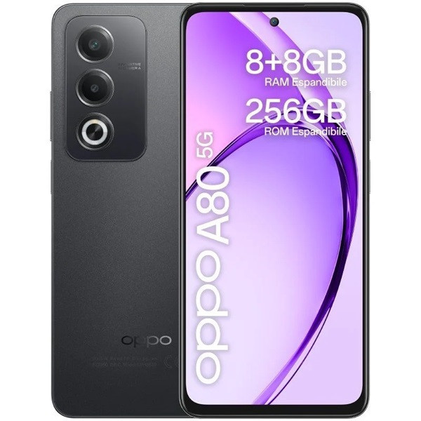 Smartphone oppo a80 8gb/ 256gb/ 6.67'/ 5g/ negro D