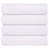 Toallas de mano 4 piezas blanco 50x100 cm 360 g/m² 100% algodón 1