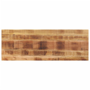 Tablero de mesa rectangular madera mango rugosa 140x60x3.8 cm D