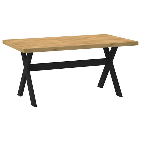 Mesa comedor NOAIN patas forma X madera maciza pino 160x90x75cm M 5