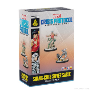 Juego de mesa marvel crisis protocol shang - chi & silver sable edad recomendada 14 años D