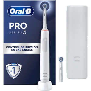 Cepillo Dental ORAL-B Pro 3 3500 Blanco + Estuche D