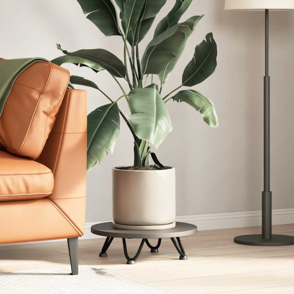 Patas de mesa tipo horquilla 4 unidades acero macizo negro 10cm M 3