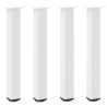 Patas para mesa de centro 4 uds acero blanco 72-74 cm 2