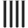Patas para mesa de centro 4 uds acero negro 100-102 cm 2
