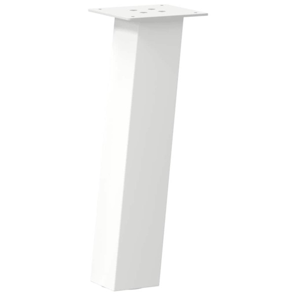 Patas para mesa de centro 4 uds acero blanco 30 cm M 4