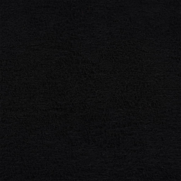 Toallas de sauna 10 uds 100% algodón negro 80x200 cm 360 gsm M 5