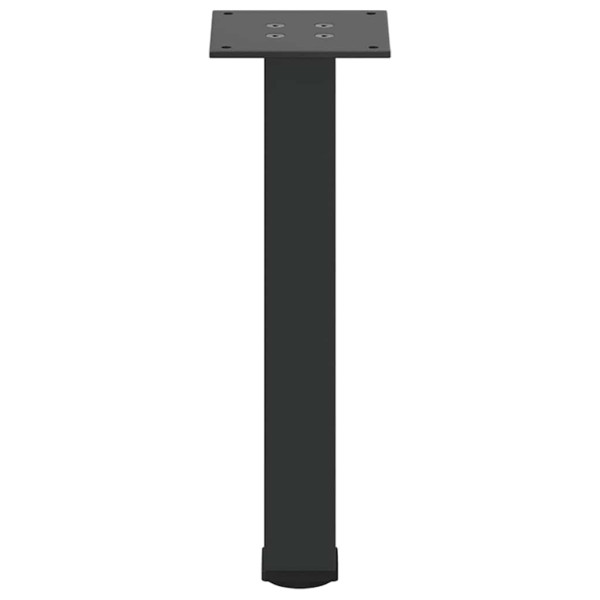 Patas para mesa de centro 4 uds acero negro 42-44 cm M 5