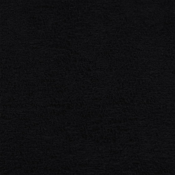 Toallas de mano 2 uds negro 50x100 cm 360 gsm 100% algodón M 5