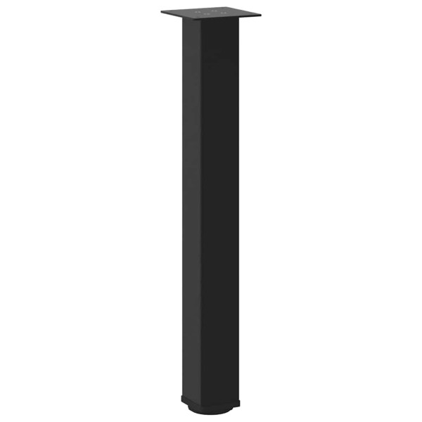 Patas para mesa de centro 4 uds acero negro 72-74 cm M 4