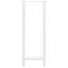 Patas de mesa de centro acero blanco 2 uds 40x(100-101) cm 5