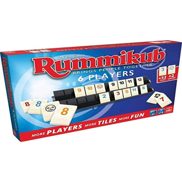 Juego de mesa rummikub original 6 jugadores pegi 6 D