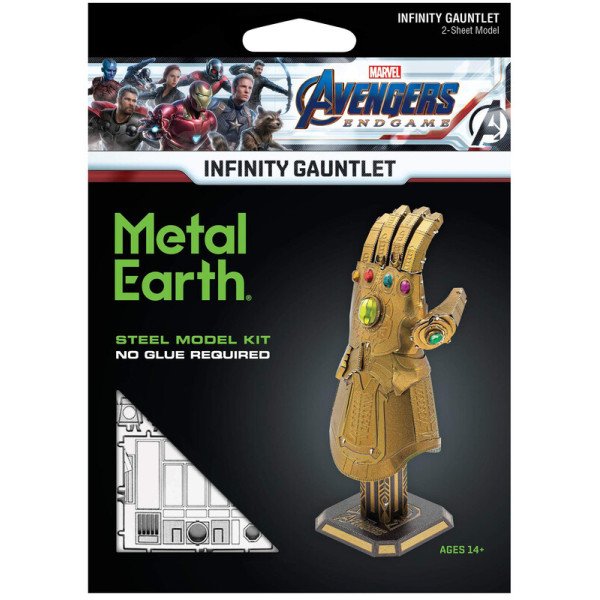 Maqueta metal marvel guantelete D