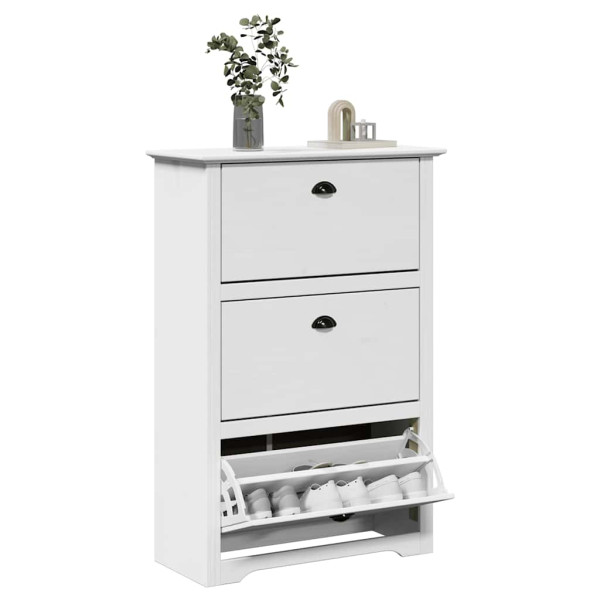 Zapatero BODO blanco 80x35x118 cm D