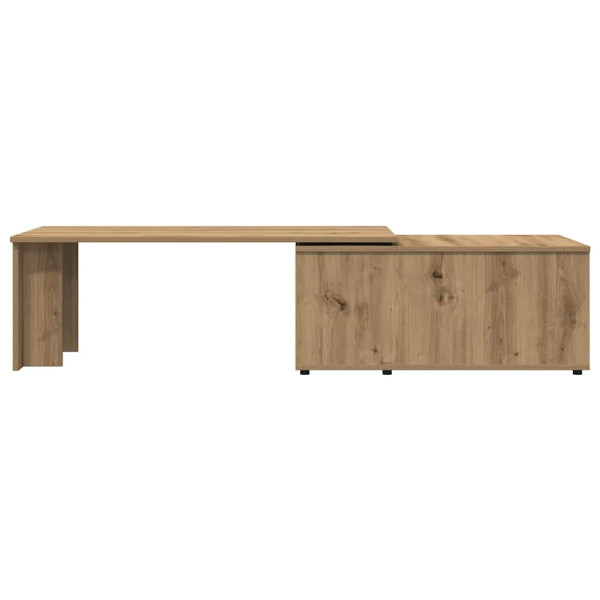 Mesa de centro madera de ingeniería roble artisan 150x50x35 cm M 4